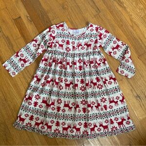 Hanna Andersson Red and White Kids Nightgown